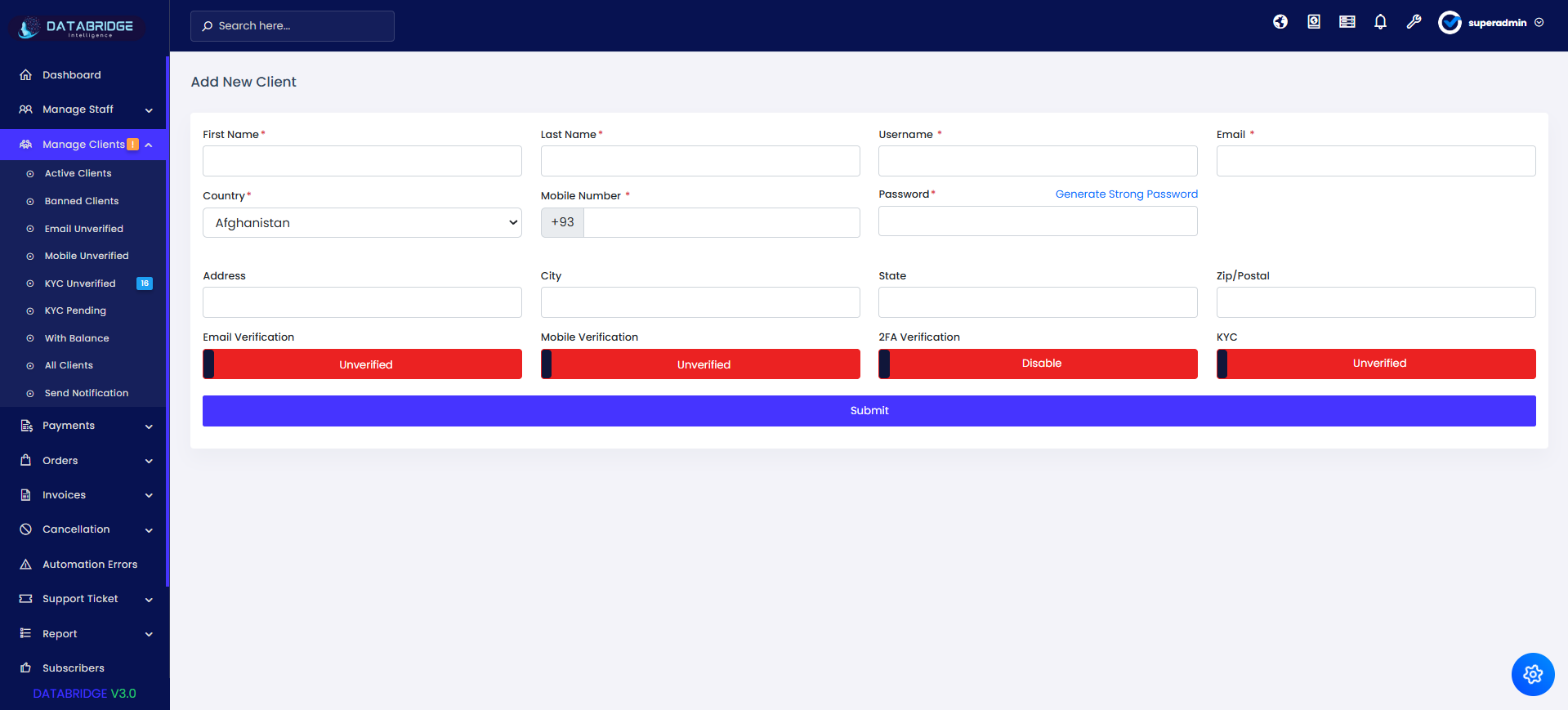 Manage Clients Image