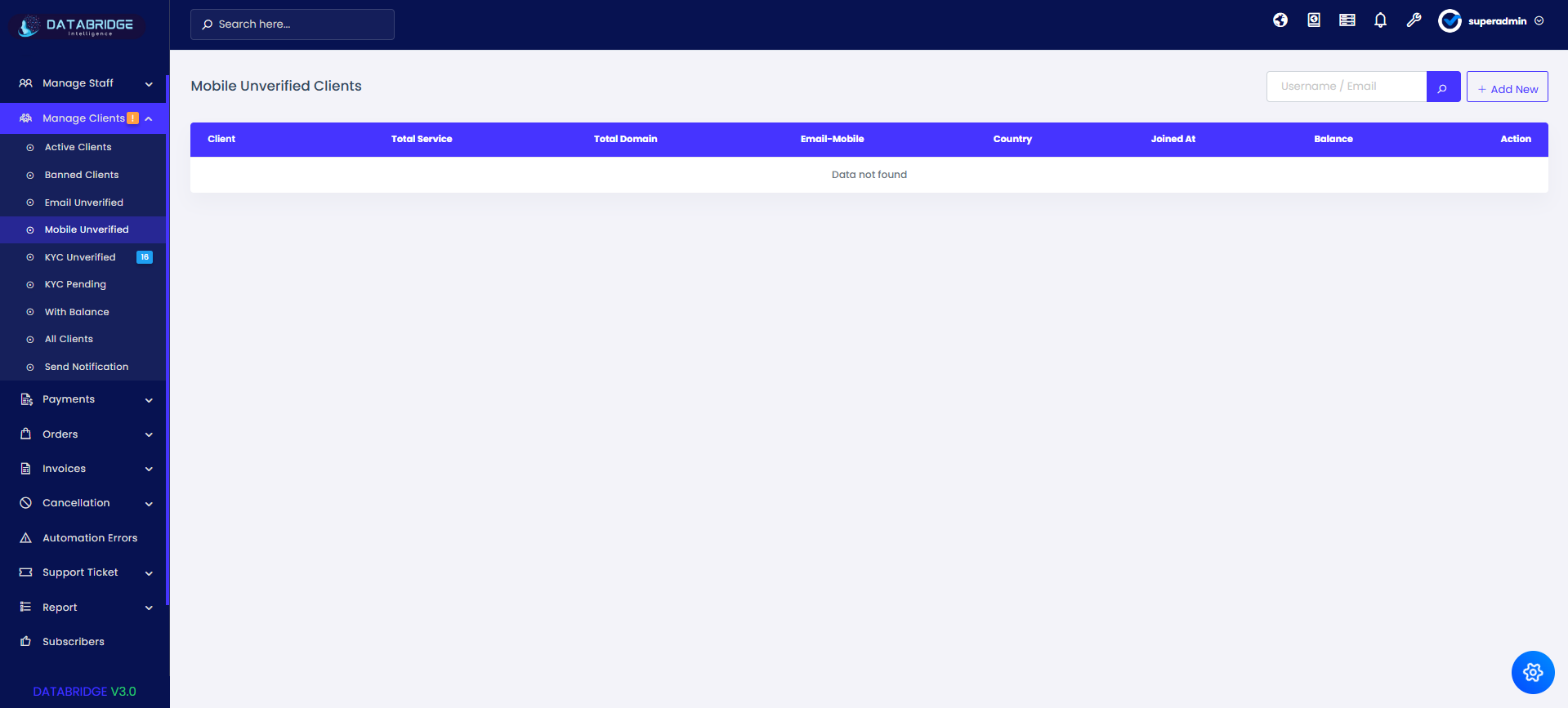 Manage Clients Image