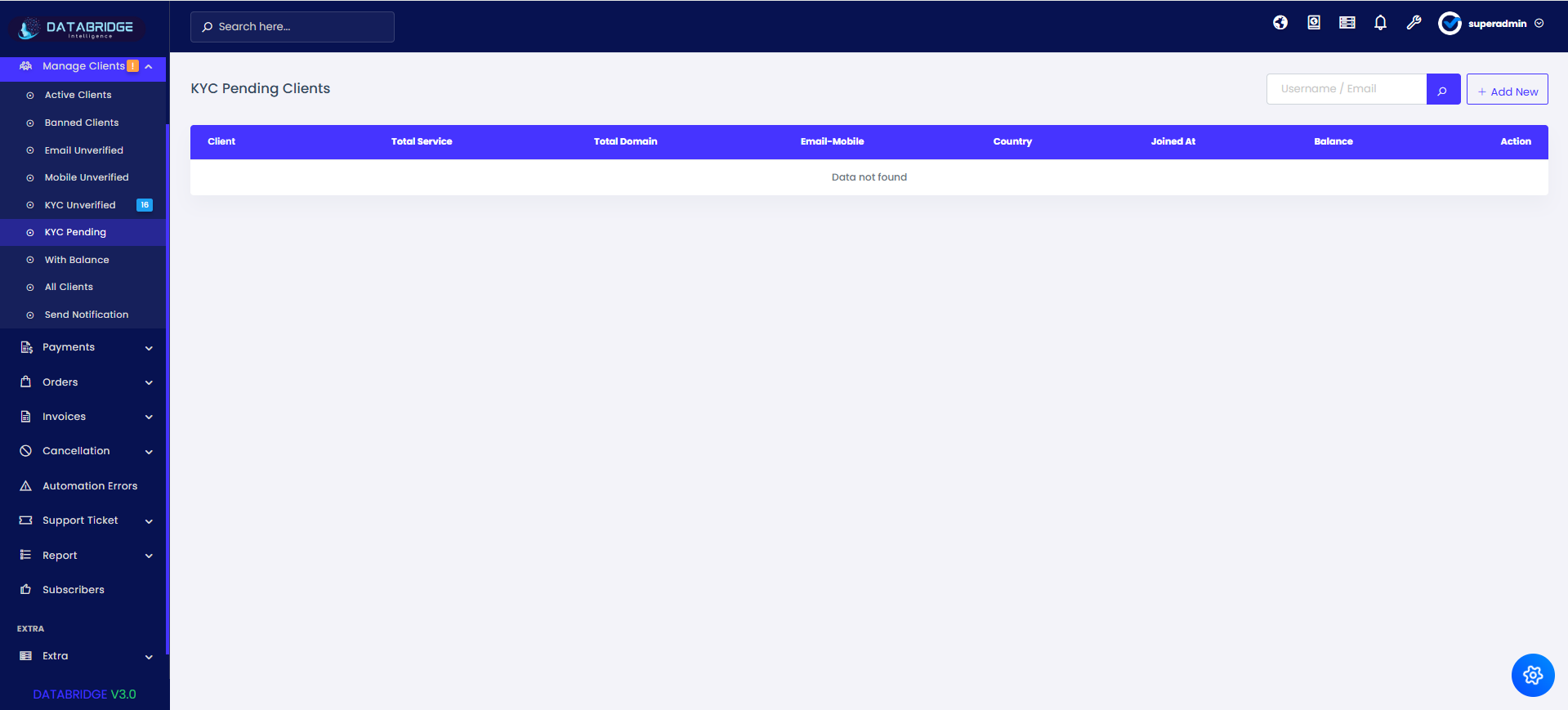 Manage Clients Image